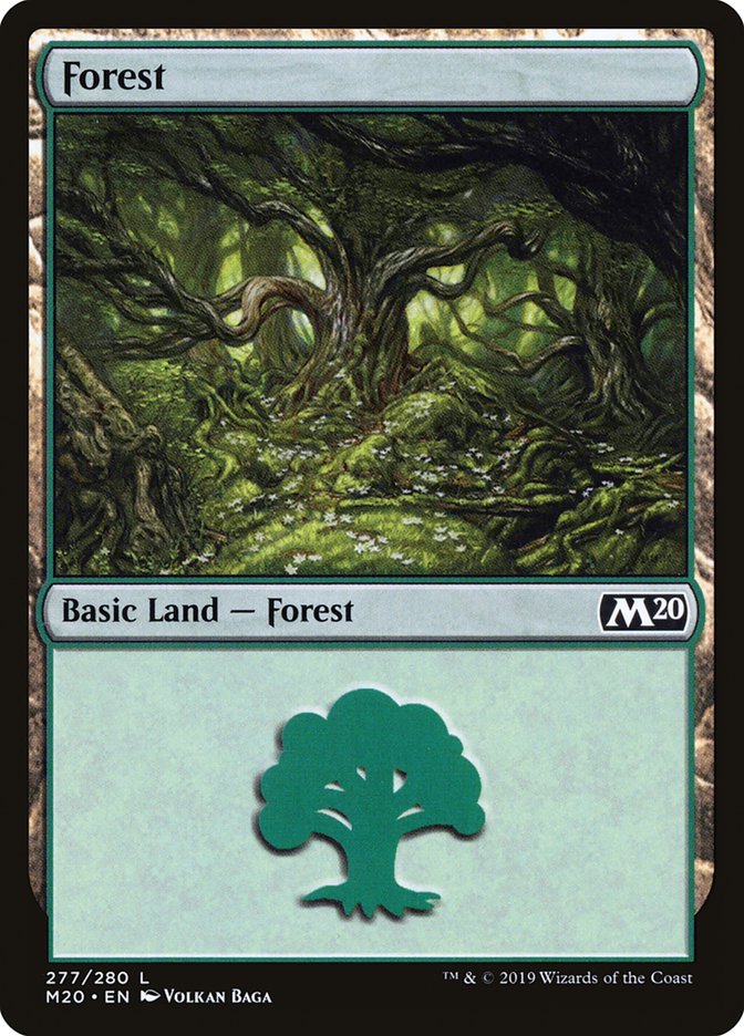 Forest (277) [Core Set 2020] - Magic: The Gathering - Card Brawlers | Quebec | Canada |