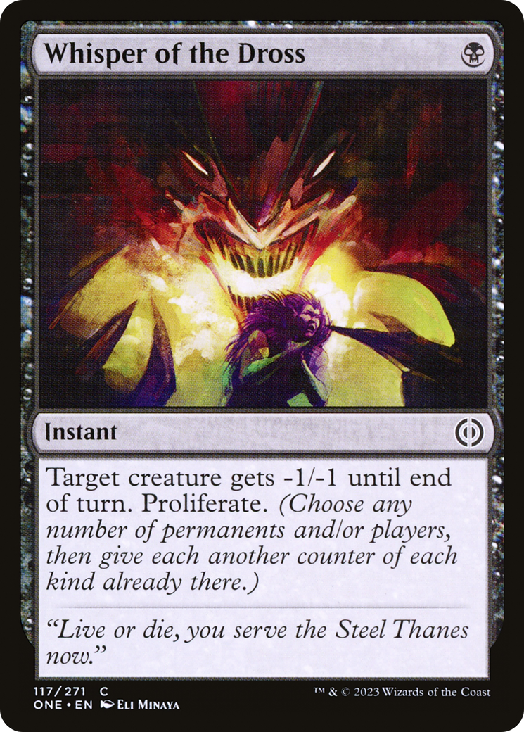 Whisper of the Dross [Phyrexia: All Will Be One] - Magic: The Gathering - Card Brawlers | Quebec | Canada |