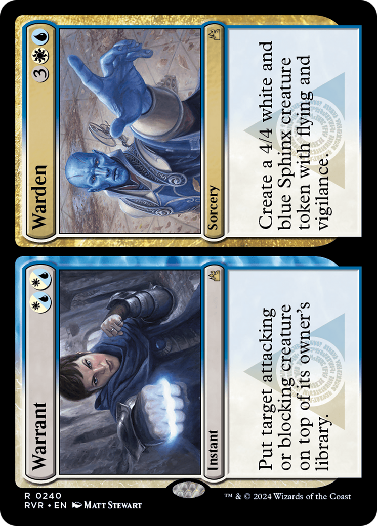 Warrant // Warden [Ravnica Remastered] - Magic: The Gathering - Card Brawlers | Quebec | Canada |