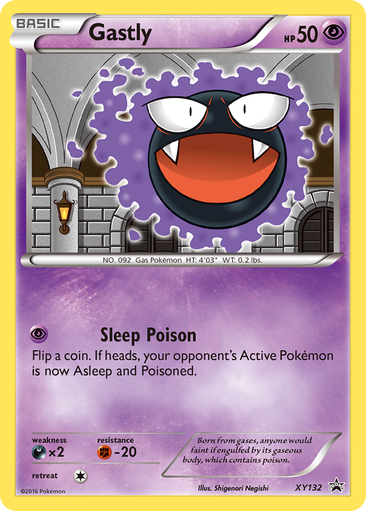 Gastly (XY132) [XY: Black Star Promos] - Pokémon - Card Brawlers | Quebec | Canada |