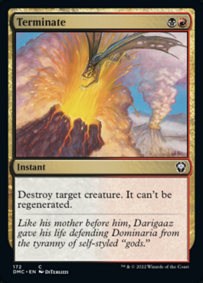 Terminate [Dominaria United Commander] - Magic: The Gathering - Card Brawlers | Quebec | Canada |