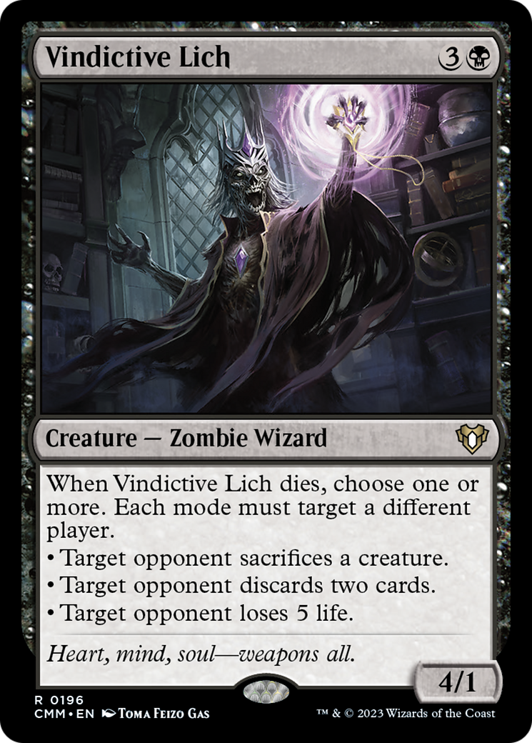 Vindictive Lich [Commander Masters] - Magic: The Gathering - Card Brawlers | Quebec | Canada |