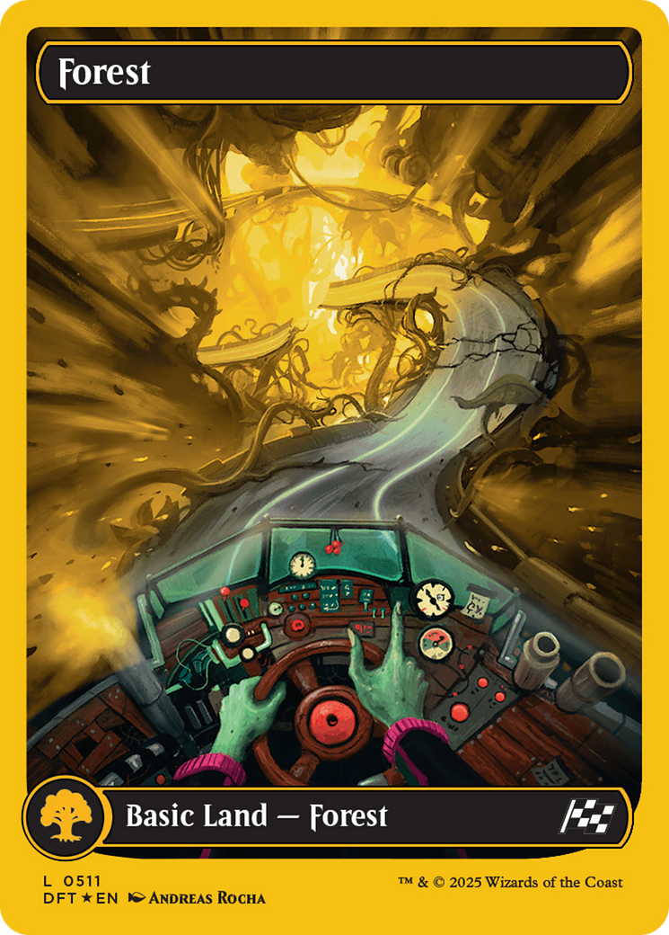 Forest (0511) (First-Place Foil) [Aetherdrift] - Magic: The Gathering - Card Brawlers | Quebec | Canada |