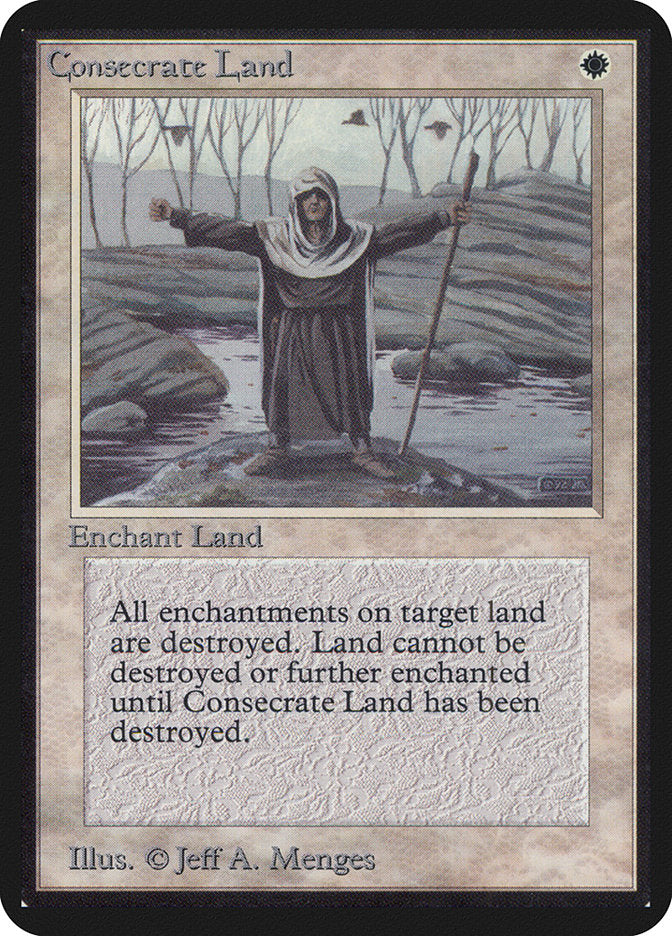 Consecrate Land [Alpha Edition] - Magic: The Gathering - Card Brawlers | Quebec | Canada |