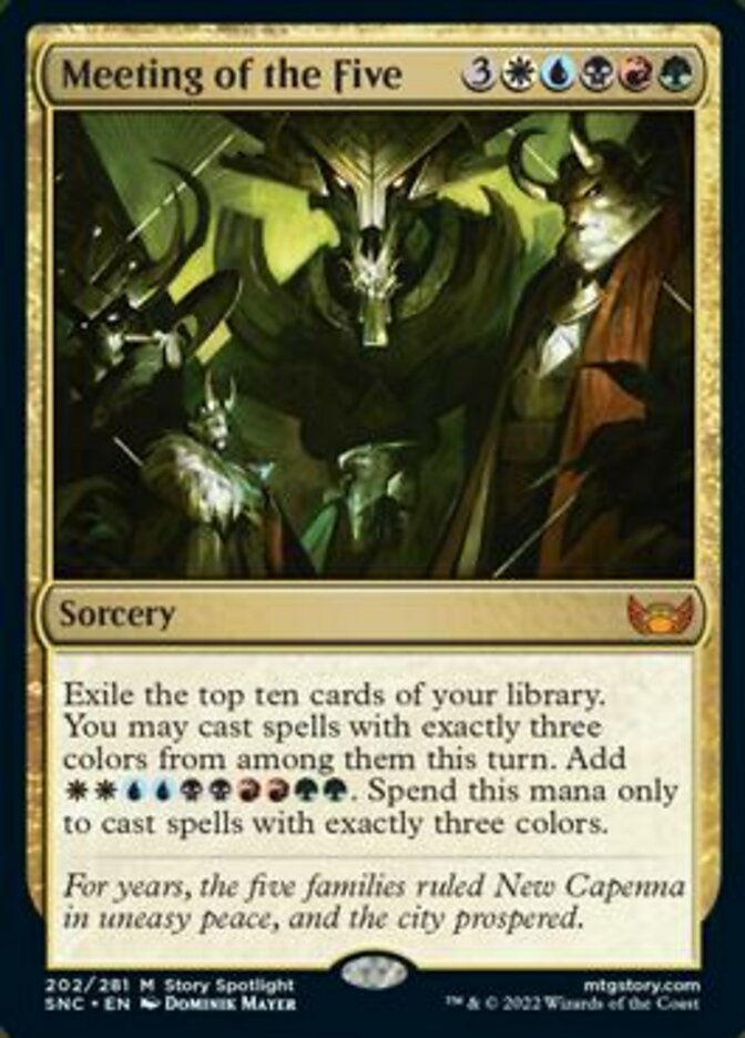 Meeting of the Five [Streets of New Capenna] - Magic: The Gathering - Card Brawlers | Quebec | Canada |