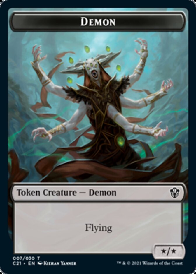 Demon // Fungus Beast Double-Sided Token [Commander 2021 Tokens] - Magic: The Gathering - Card Brawlers | Quebec | Canada |