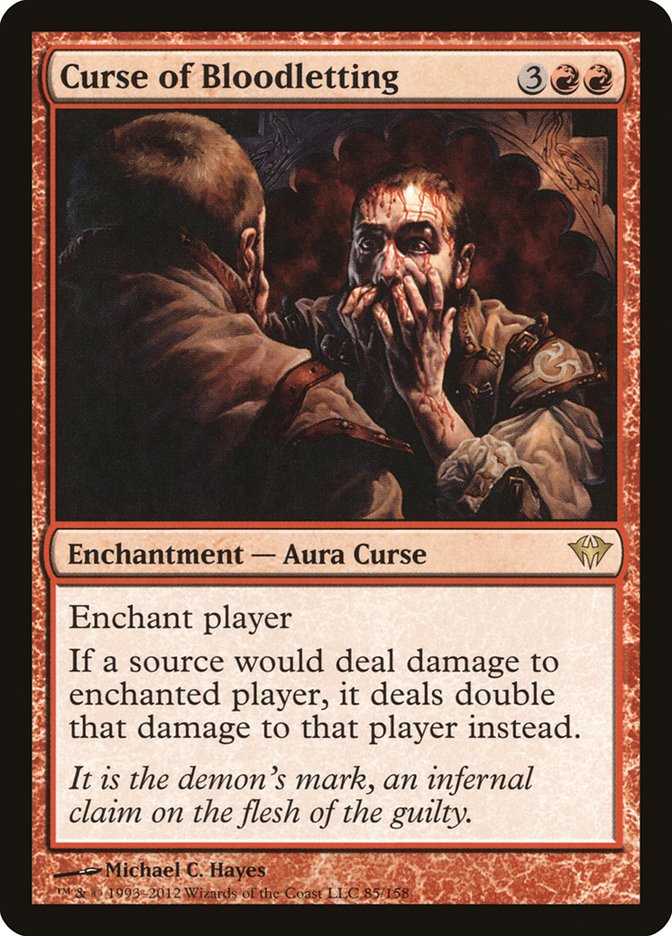 Curse of Bloodletting [Dark Ascension] - Magic: The Gathering - Card Brawlers | Quebec | Canada |