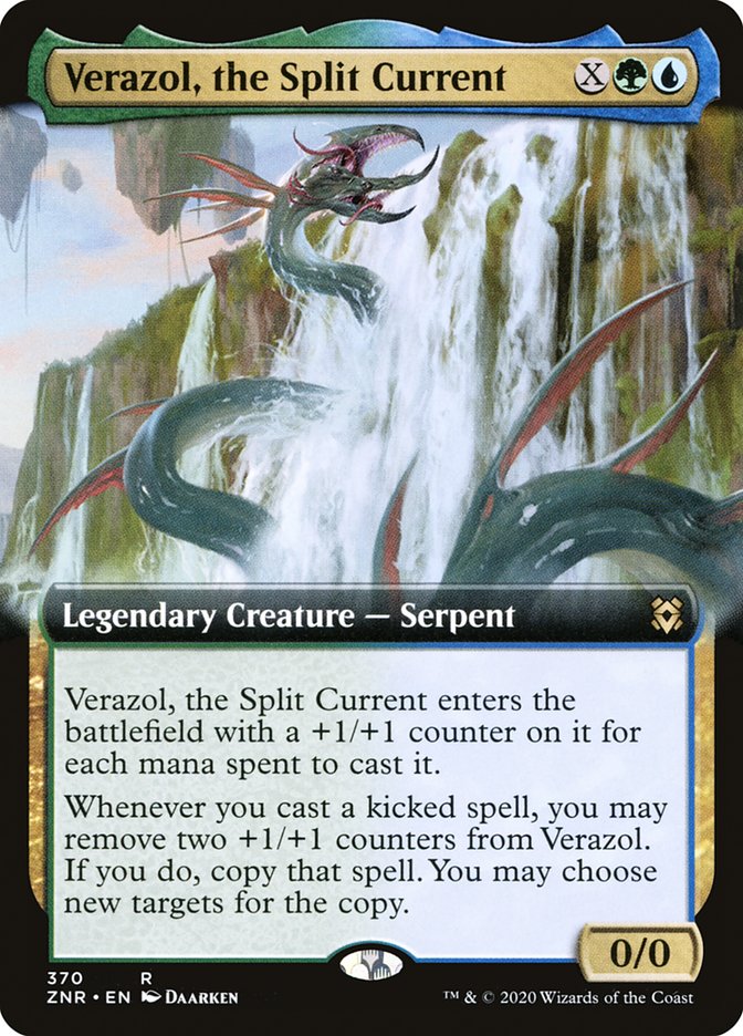 Verazol, the Split Current (Extended Art) [Zendikar Rising] - Magic: The Gathering - Card Brawlers | Quebec | Canada |