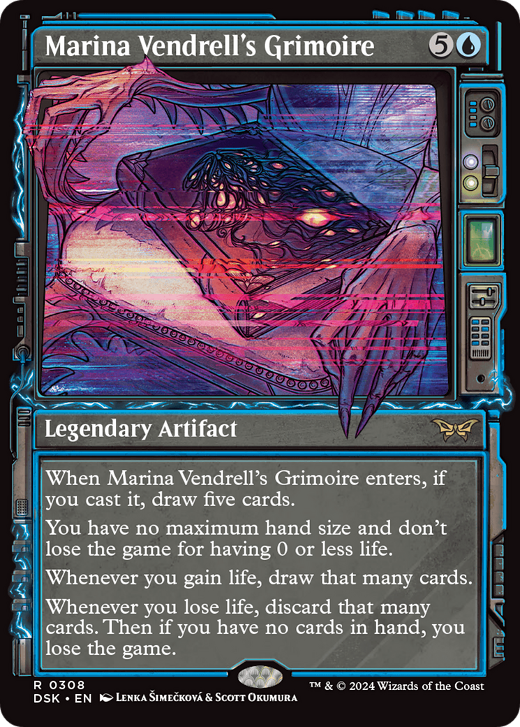 Marina Vendrell's Grimoire (Showcase) [Duskmourn: House of Horror] - Magic: The Gathering - Card Brawlers | Quebec | Canada |