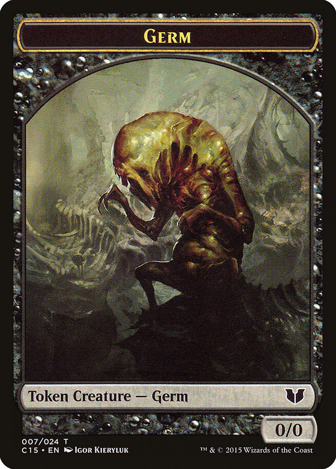 Germ // Zombie Double-Sided Token [Commander 2015 Tokens] - Magic: The Gathering - Card Brawlers | Quebec | Canada |