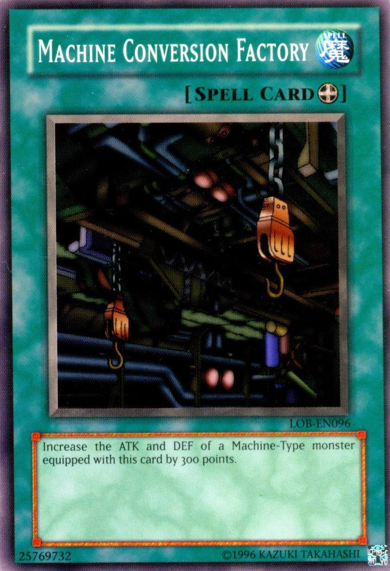 Machine Conversion Factory [LOB-EN096] Common - Yu-Gi-Oh! - Card Brawlers | Quebec | Canada |