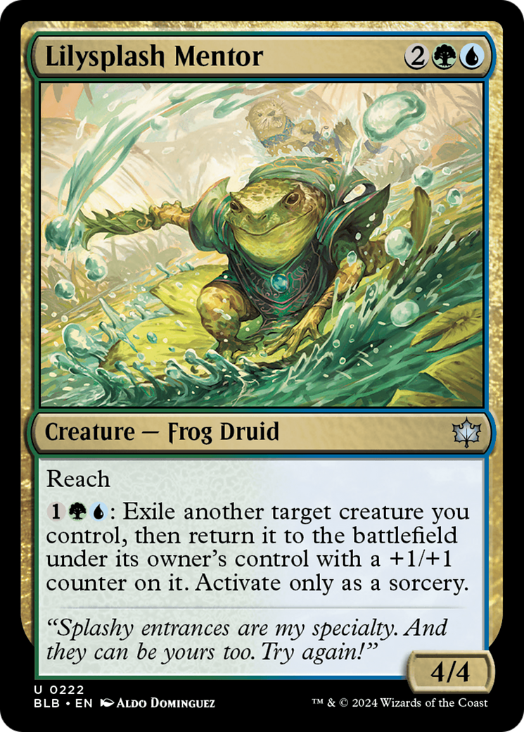 Lilysplash Mentor [Bloomburrow] - Magic: The Gathering - Card Brawlers | Quebec | Canada |