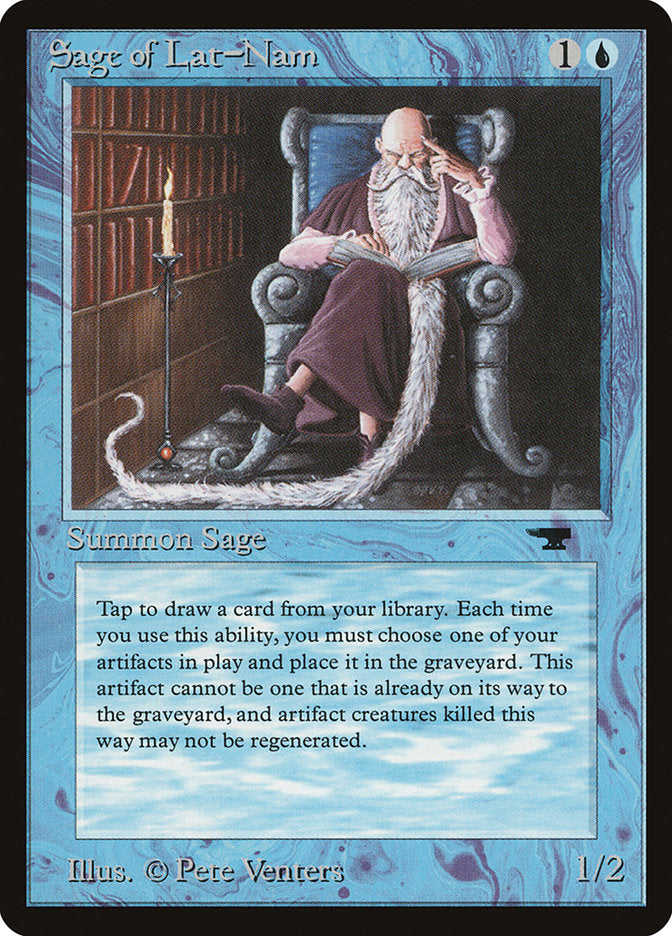 Sage of Lat-Nam [Antiquities] - Magic: The Gathering - Card Brawlers | Quebec | Canada |