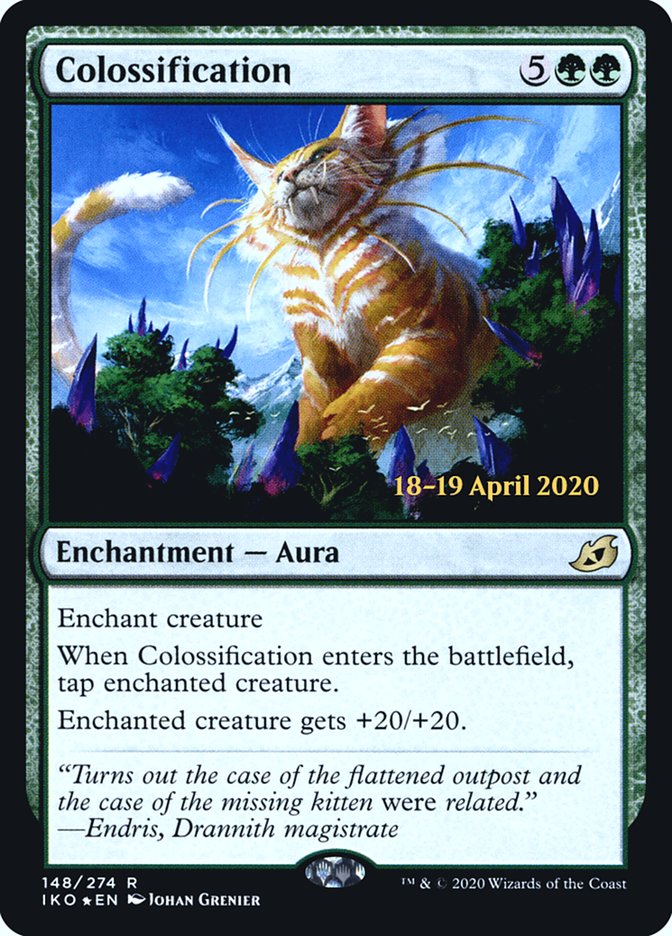 Colossification [Ikoria: Lair of Behemoths Prerelease Promos] - Magic: The Gathering - Card Brawlers | Quebec | Canada |