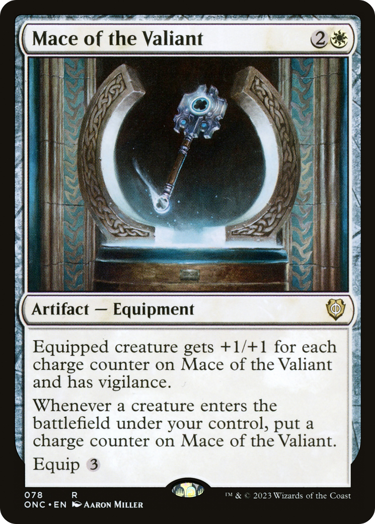 Mace of the Valiant [Phyrexia: All Will Be One Commander] - Magic: The Gathering - Card Brawlers | Quebec | Canada |