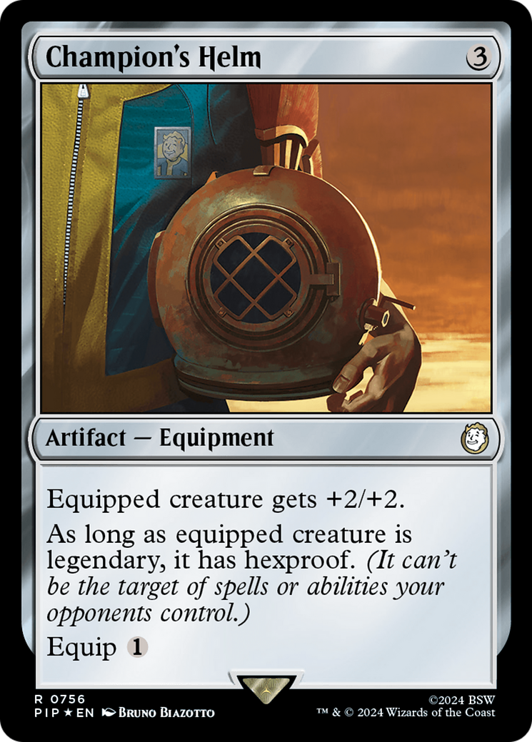 Champion's Helm (Surge Foil) [Fallout] - Magic: The Gathering - Card Brawlers | Quebec | Canada |