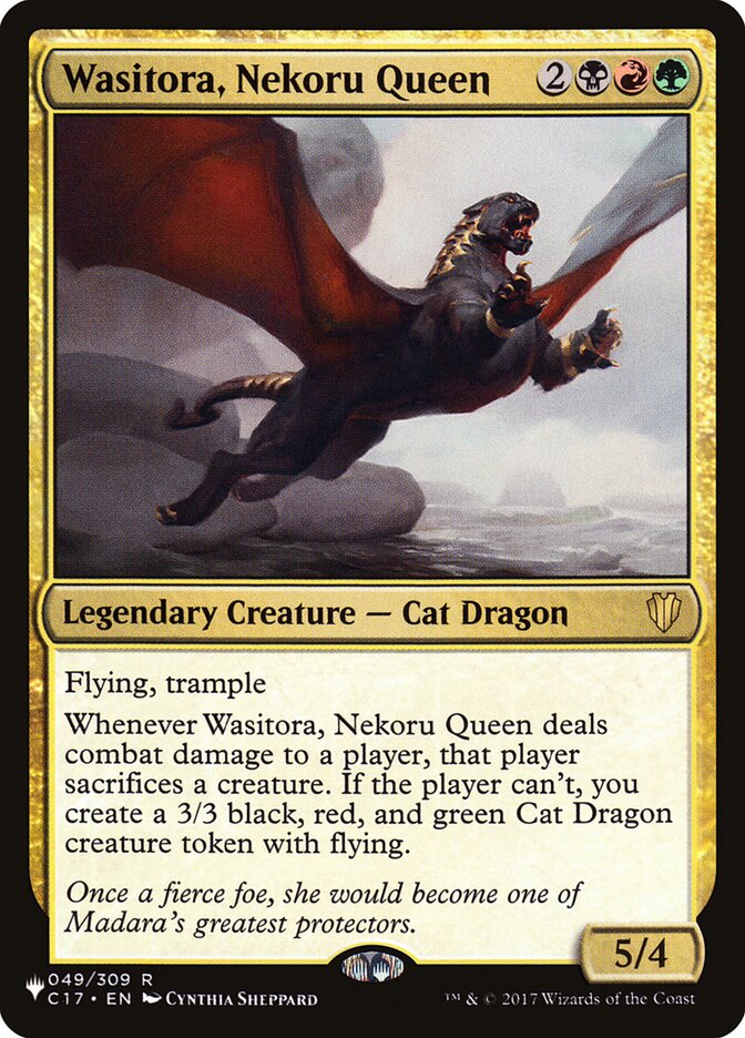Wasitora, Nekoru Queen [The List] - Magic: The Gathering - Card Brawlers | Quebec | Canada |