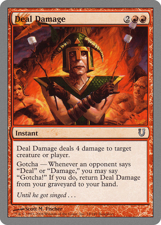 Deal Damage [Unhinged] - Magic: The Gathering - Card Brawlers | Quebec | Canada |
