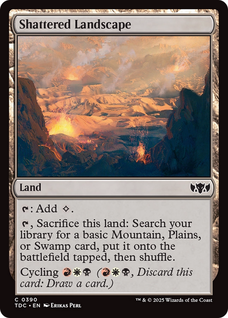 Shattered Landscape [Tarkir: Dragonstorm Commander] - Magic: The Gathering - Card Brawlers | Quebec | Canada |