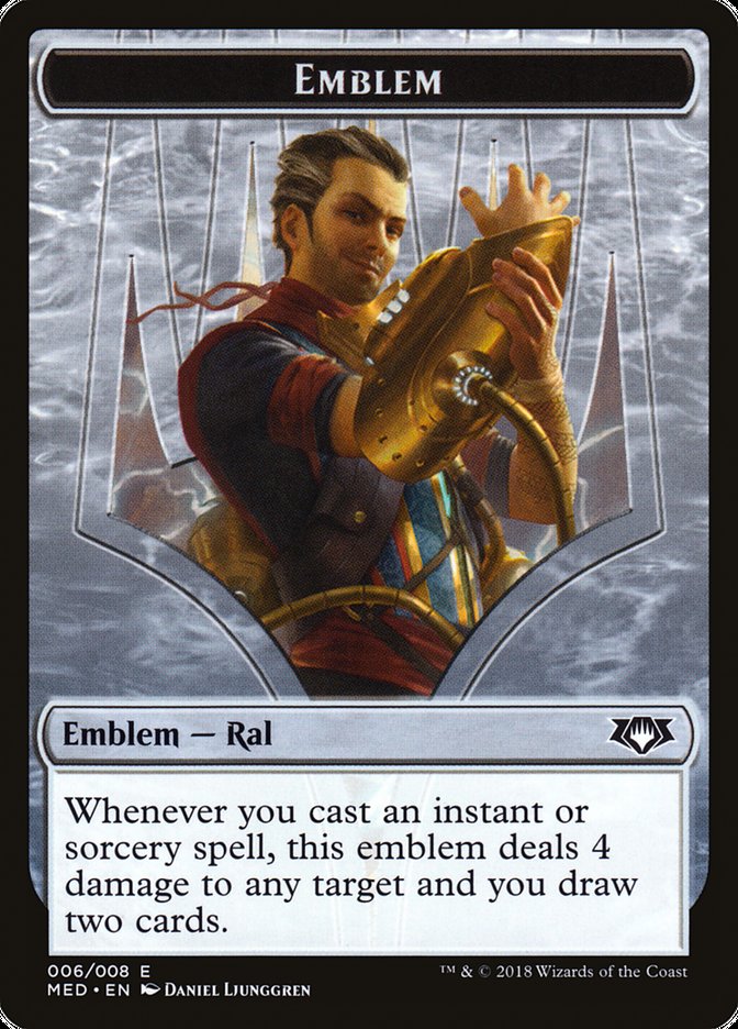Ral, Izzet Viceroy Emblem [Mythic Edition Tokens] - Magic: The Gathering - Card Brawlers | Quebec | Canada |
