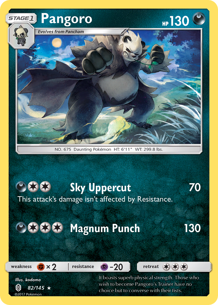 Pangoro (82/145) [Sun & Moon: Guardians Rising] - Pokémon - Card Brawlers | Quebec | Canada |