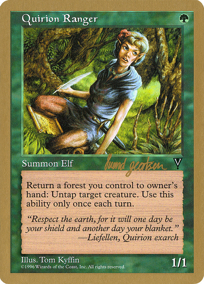 Quirion Ranger (Svend Geertsen) [World Championship Decks 1997] - Magic: The Gathering - Card Brawlers | Quebec | Canada |