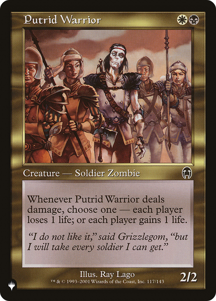 Putrid Warrior [The List] - Magic: The Gathering - Card Brawlers | Quebec | Canada |
