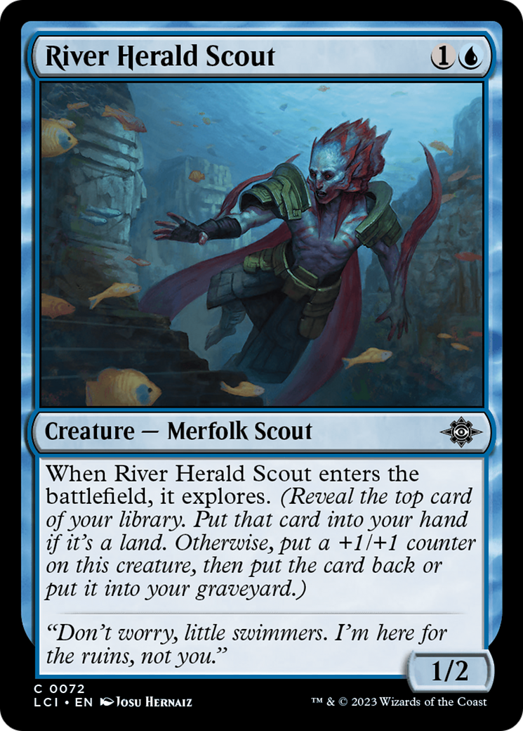 River Herald Scout [The Lost Caverns of Ixalan] - Magic: The Gathering - Card Brawlers | Quebec | Canada |