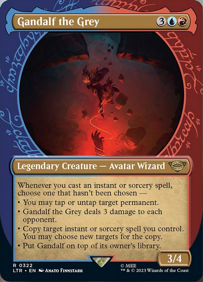 Gandalf the Grey (Showcase Ring Frame) [The Lord of the Rings: Tales of Middle-Earth] - Magic: The Gathering - Card Brawlers | Quebec | Canada |