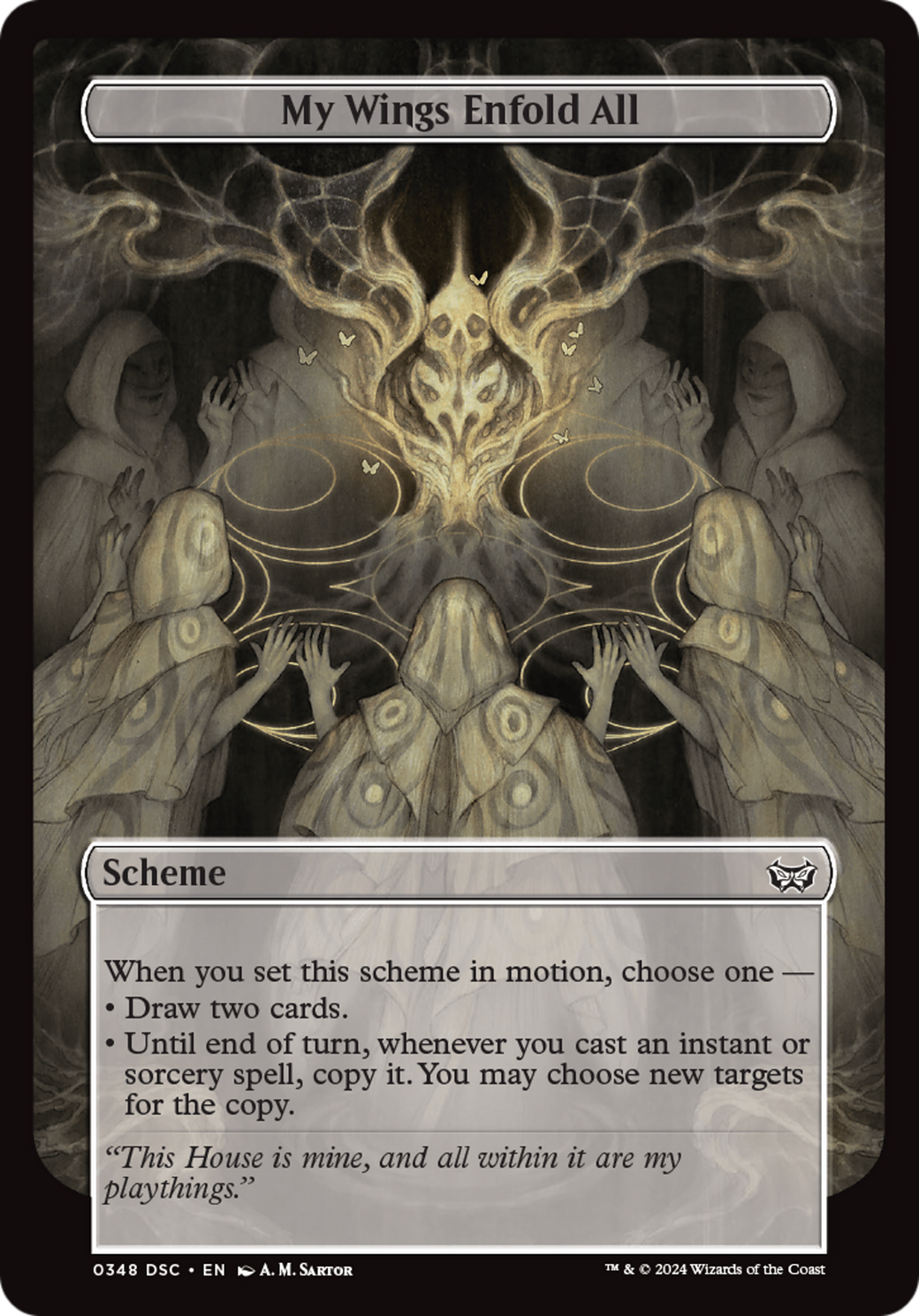 My Wings Enfold All (Full Art) [Duskmourn: Archenemy] - Magic: The Gathering - Card Brawlers | Quebec | Canada |