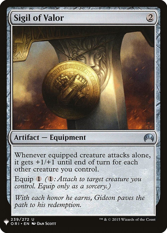 Sigil of Valor [Mystery Booster] - Magic: The Gathering - Card Brawlers | Quebec | Canada |