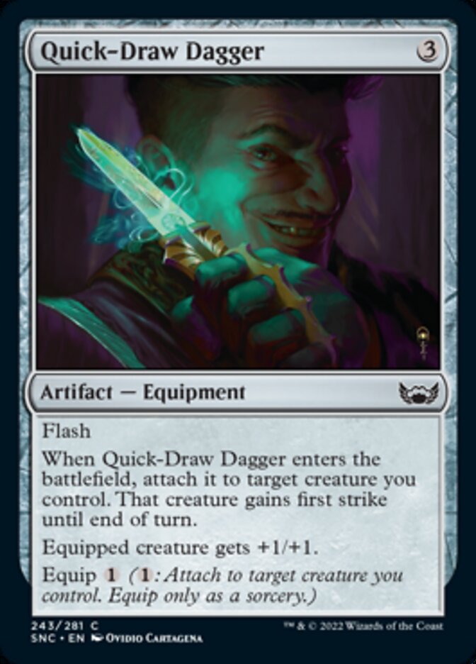 Quick-Draw Dagger [Streets of New Capenna] - Magic: The Gathering - Card Brawlers | Quebec | Canada |