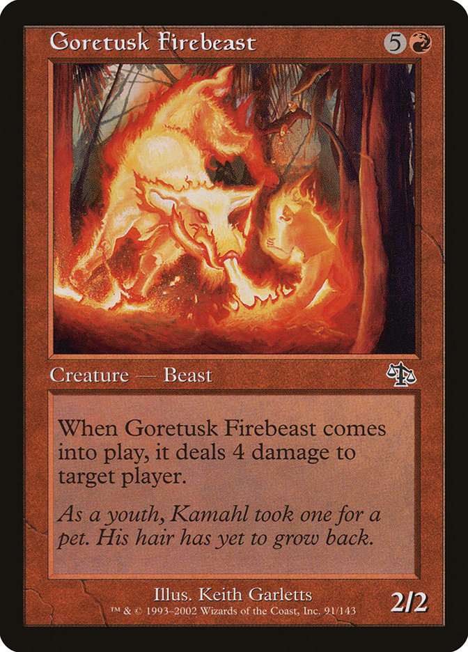 Goretusk Firebeast [Judgment] - Magic: The Gathering - Card Brawlers | Quebec | Canada |