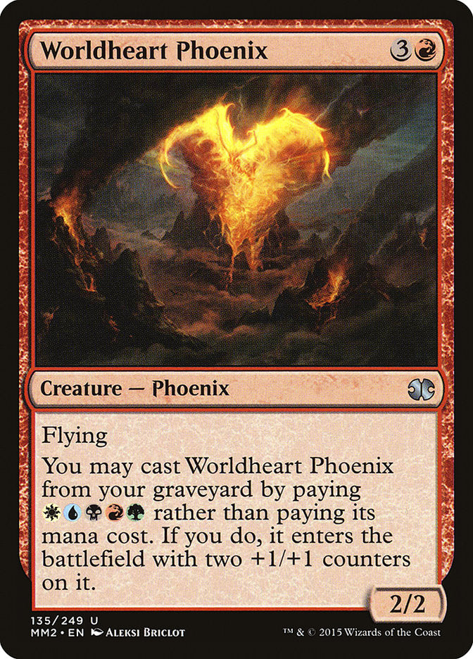 Worldheart Phoenix [Modern Masters 2015] - Magic: The Gathering - Card Brawlers | Quebec | Canada |
