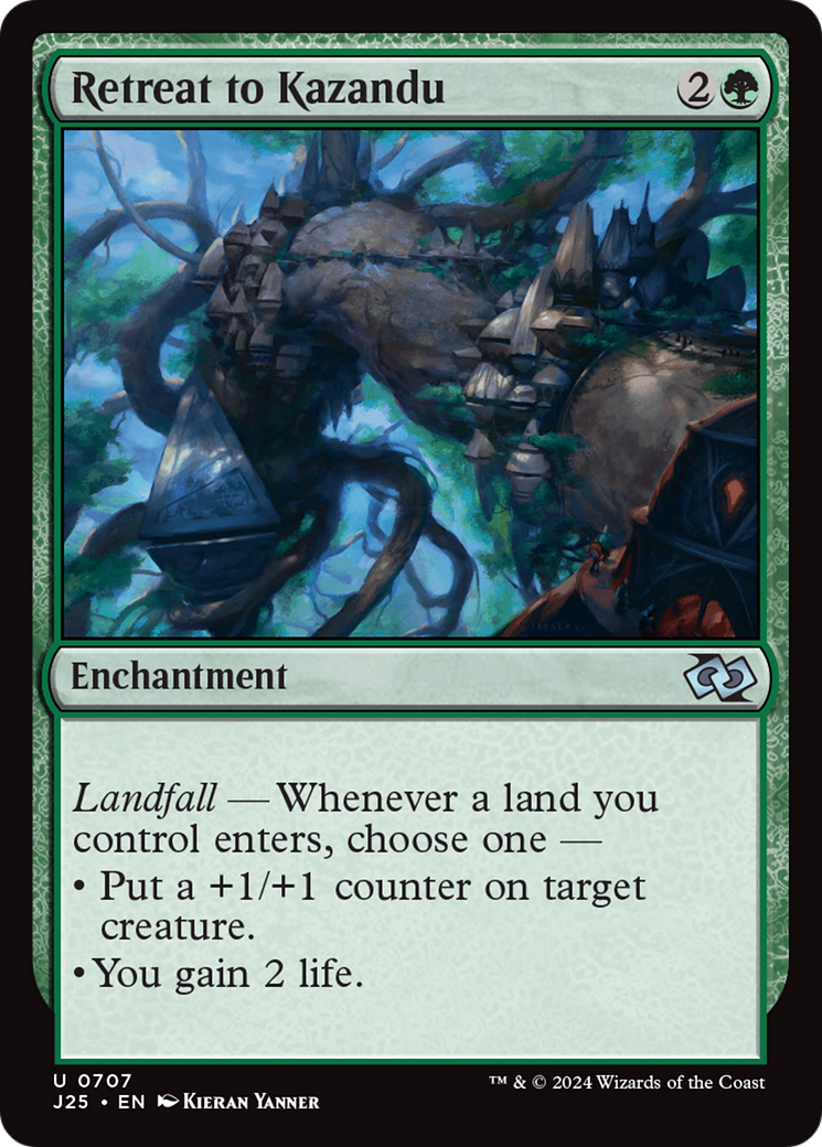 Retreat to Kazandu [Foundations Jumpstart] - Magic: The Gathering - Card Brawlers | Quebec | Canada |