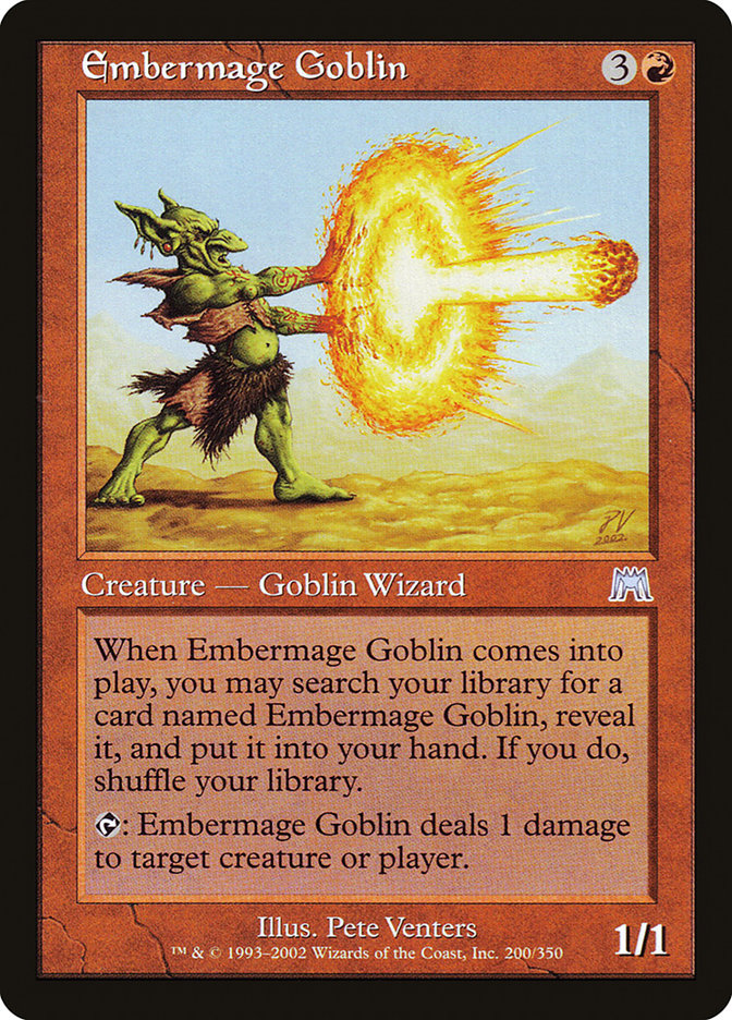 Embermage Goblin [Onslaught] - Magic: The Gathering - Card Brawlers | Quebec | Canada |