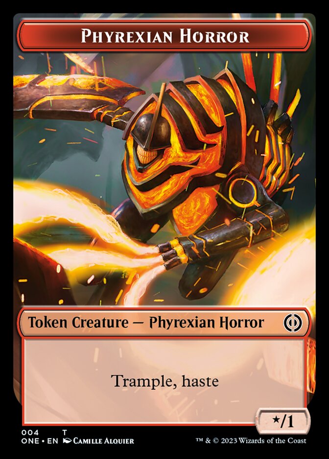 Phyrexian Horror Token (004) [Phyrexia: All Will Be One Tokens] - Magic: The Gathering - Card Brawlers | Quebec | Canada |