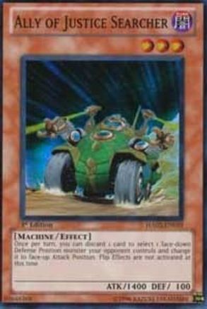 Ally of Justice Searcher [HA02-EN019] Super Rare - Yu-Gi-Oh! - Card Brawlers | Quebec | Canada |