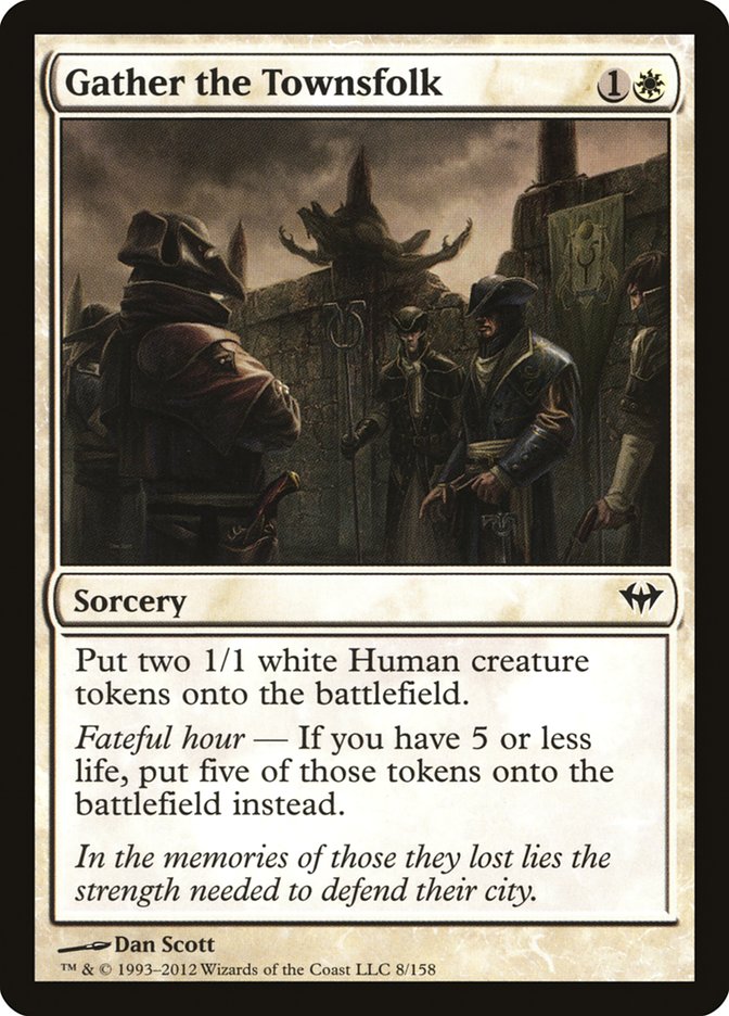 Gather the Townsfolk [Dark Ascension] - Magic: The Gathering - Card Brawlers | Quebec | Canada |