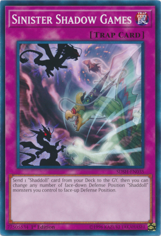 Sinister Shadow Games [SDSH-EN035] Common - Yu-Gi-Oh! - Card Brawlers | Quebec | Canada |
