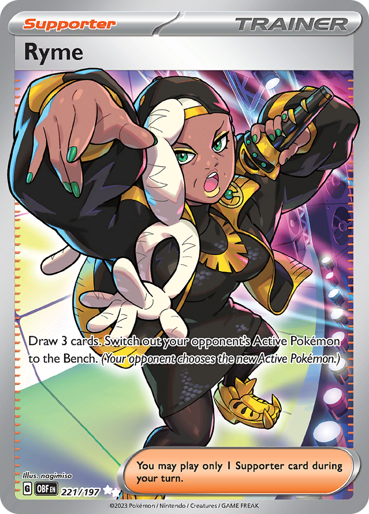 Ryme (221/197) [Scarlet & Violet: Obsidian Flames] - Pokémon - Card Brawlers | Quebec | Canada |