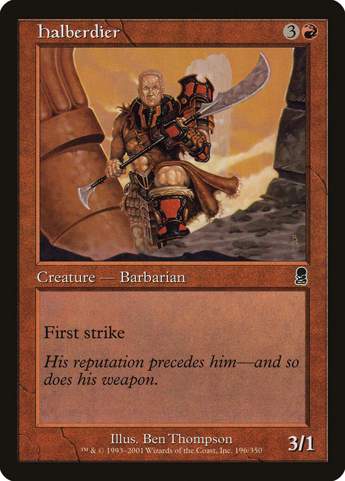 Halberdier [Odyssey] - Magic: The Gathering - Card Brawlers | Quebec | Canada |