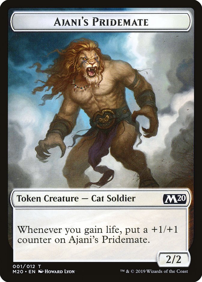 Ajani's Pridemate Token [Core Set 2020 Tokens] - Magic: The Gathering - Card Brawlers | Quebec | Canada |