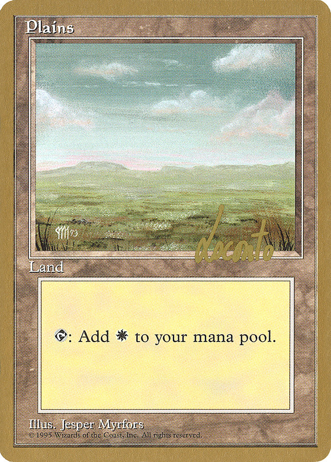 Plains (ml364) (Michael Loconto) [Pro Tour Collector Set] - Magic: The Gathering - Card Brawlers | Quebec | Canada |
