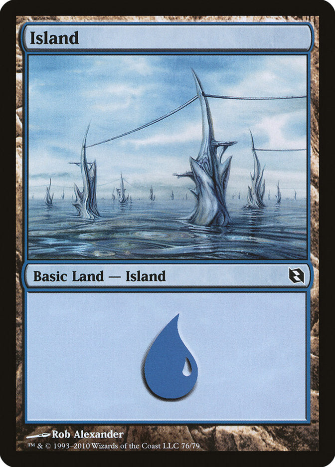 Island (76) [Duel Decks: Elspeth vs. Tezzeret] - Magic: The Gathering - Card Brawlers | Quebec | Canada |