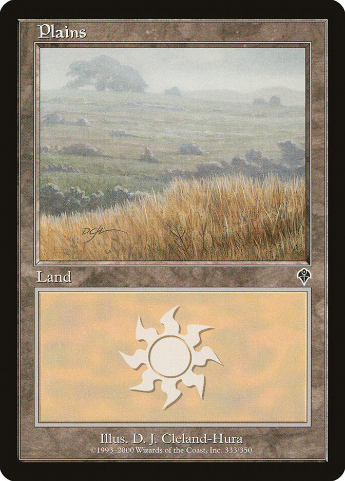 Plains (333) [Invasion] - Magic: The Gathering - Card Brawlers | Quebec | Canada |