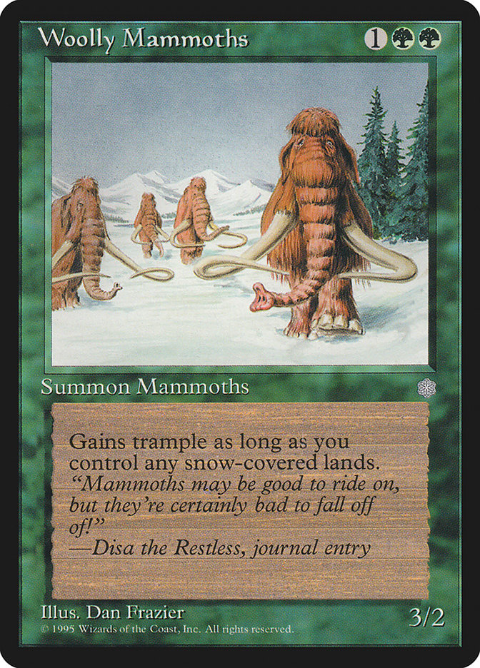 Woolly Mammoths [Ice Age] - Magic: The Gathering - Card Brawlers | Quebec | Canada |