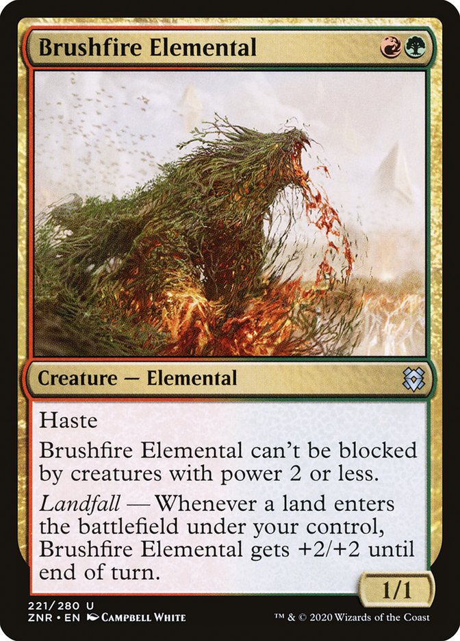 Brushfire Elemental [Zendikar Rising] - Magic: The Gathering - Card Brawlers | Quebec | Canada |