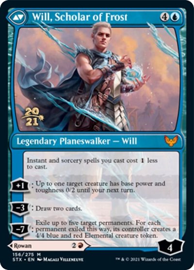 Rowan, Scholar of Sparks // Will, Scholar of Frost [Strixhaven: School of Mages Prerelease Promos] - Magic: The Gathering - Card Brawlers | Quebec | Canada |