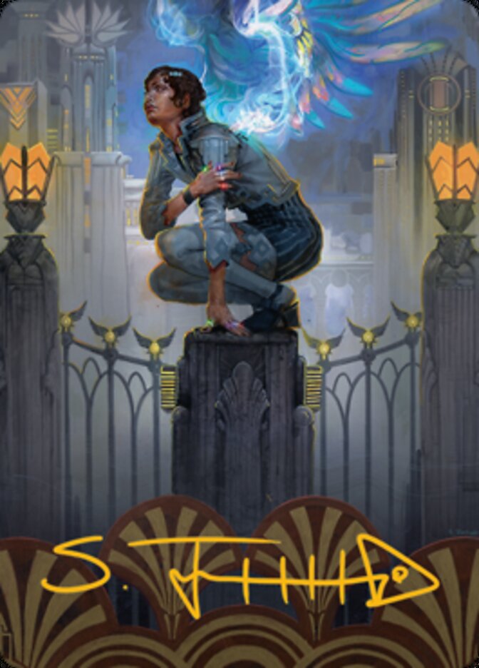 Giada, Font of Hope 2 Art Card (Gold-Stamped Signature) [Streets of New Capenna Art Series] - Magic: The Gathering - Card Brawlers | Quebec | Canada |